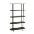 Rek Ovaal Metaal Zwart J-Line - Rek - J-Line - livinglovely.nl