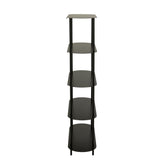 Rek Ovaal Metaal Zwart J-Line - Rek - J-Line - livinglovely.nl