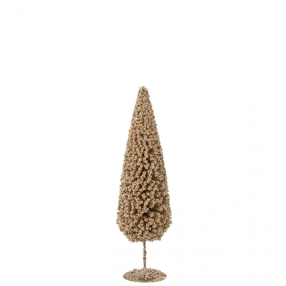 Weihnachtsbaum-Mützen champagnerfarben, 3er-Set von J-Line