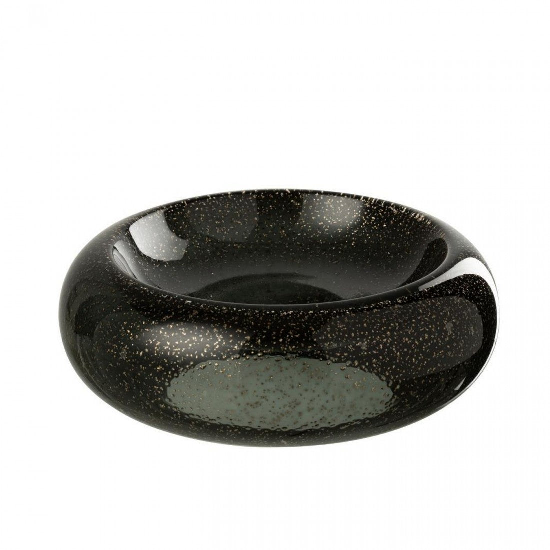 Dekoschale Carol Glas Schwarz Large J-Line