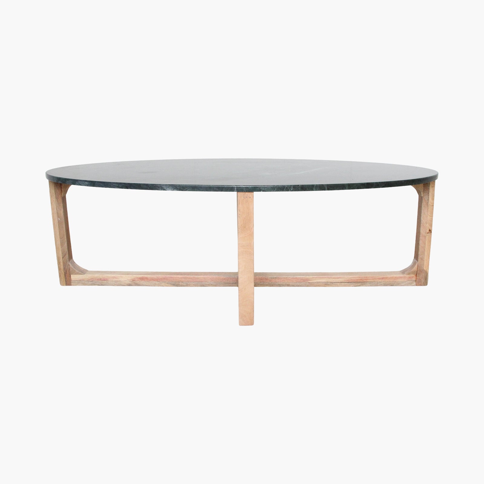 Salontafel Marmer Ovaal Groen Raw Materials