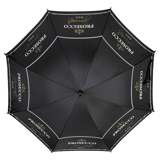 Mars & More Paraplu Wijn Prosecco Zwart 105cm