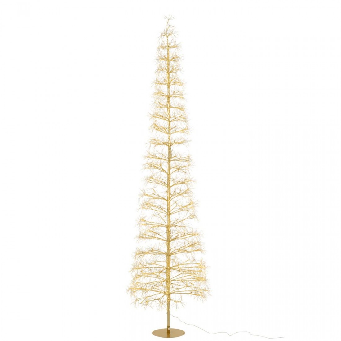 Boom Led Warm Witte Lichten Ijzer Goudkleurig Extra Large H240cm J-Line