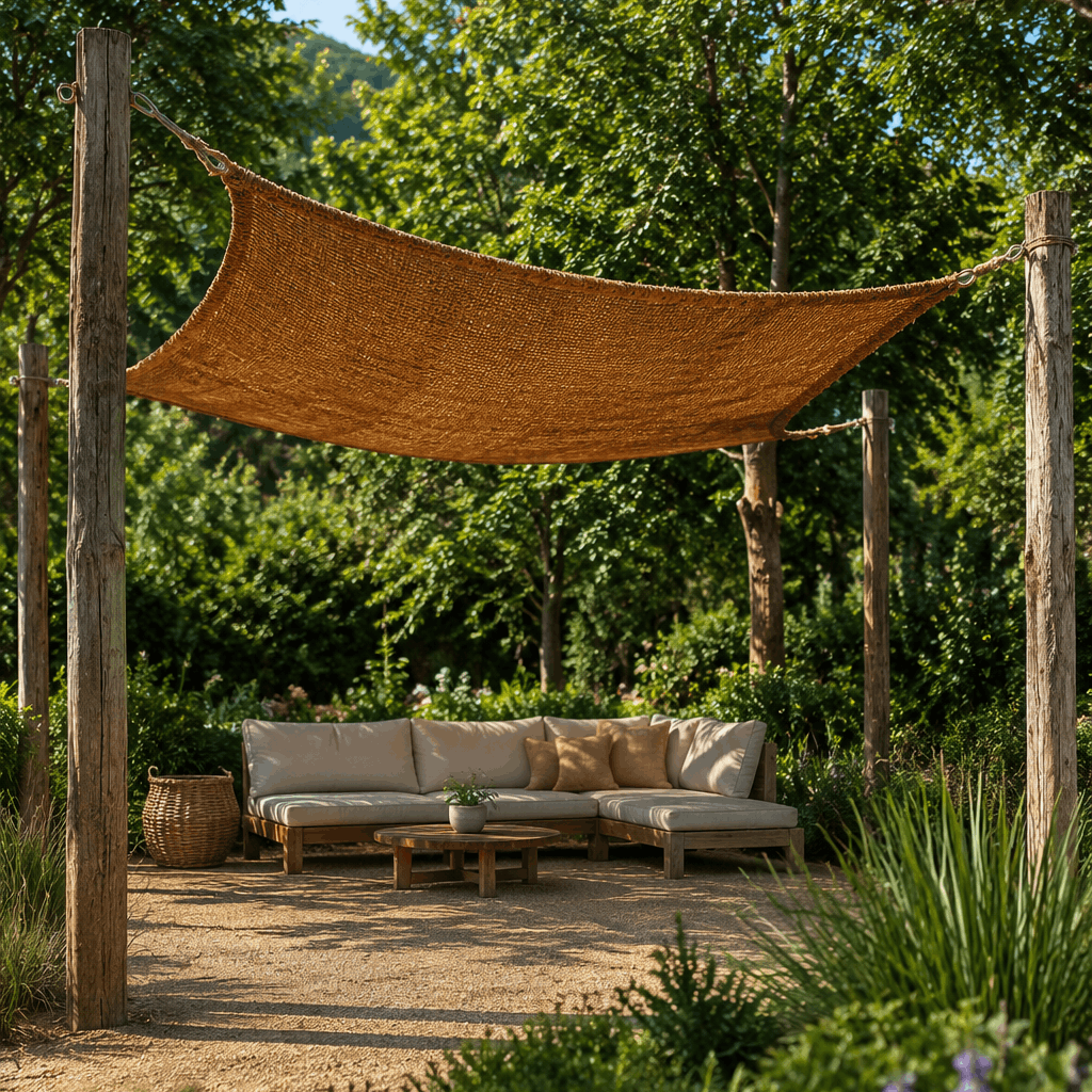 De Coco Shade Rechthoekig - Naturel - 400x300 Bazar Bizar