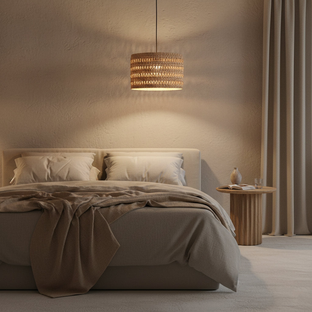 Herba lamp naturel medium Ø40cm Raw materials