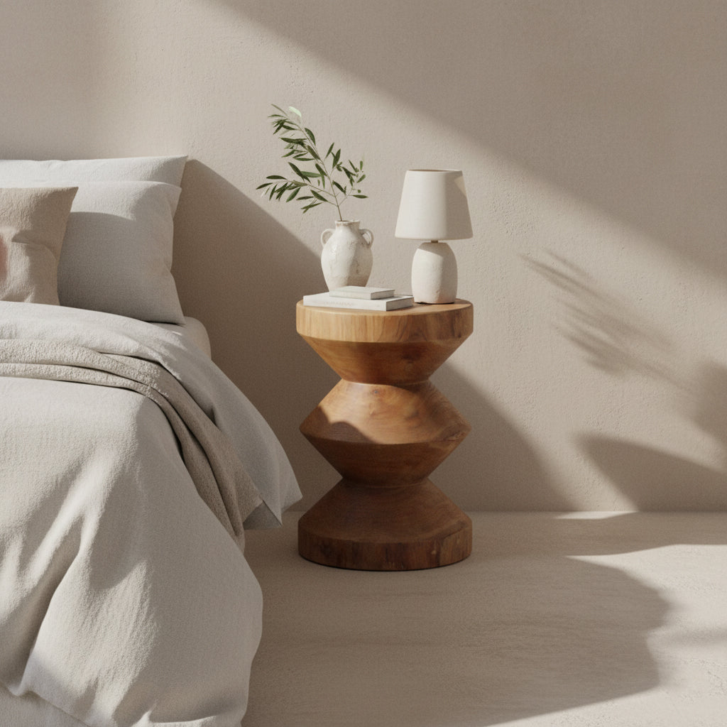 Forma side table Rizo natural Raw Materials