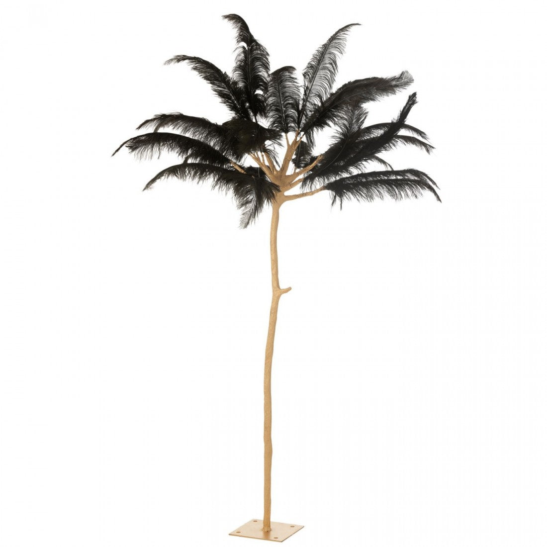 Baum Quasten Metall Gold/Schwarz Large J-Line
