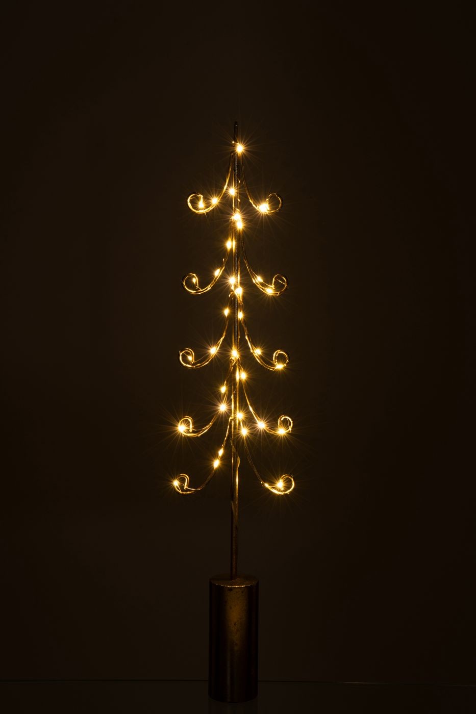 Boom Led Cilindervoet Ijzer Goudkleurig Set van 3 J-Line