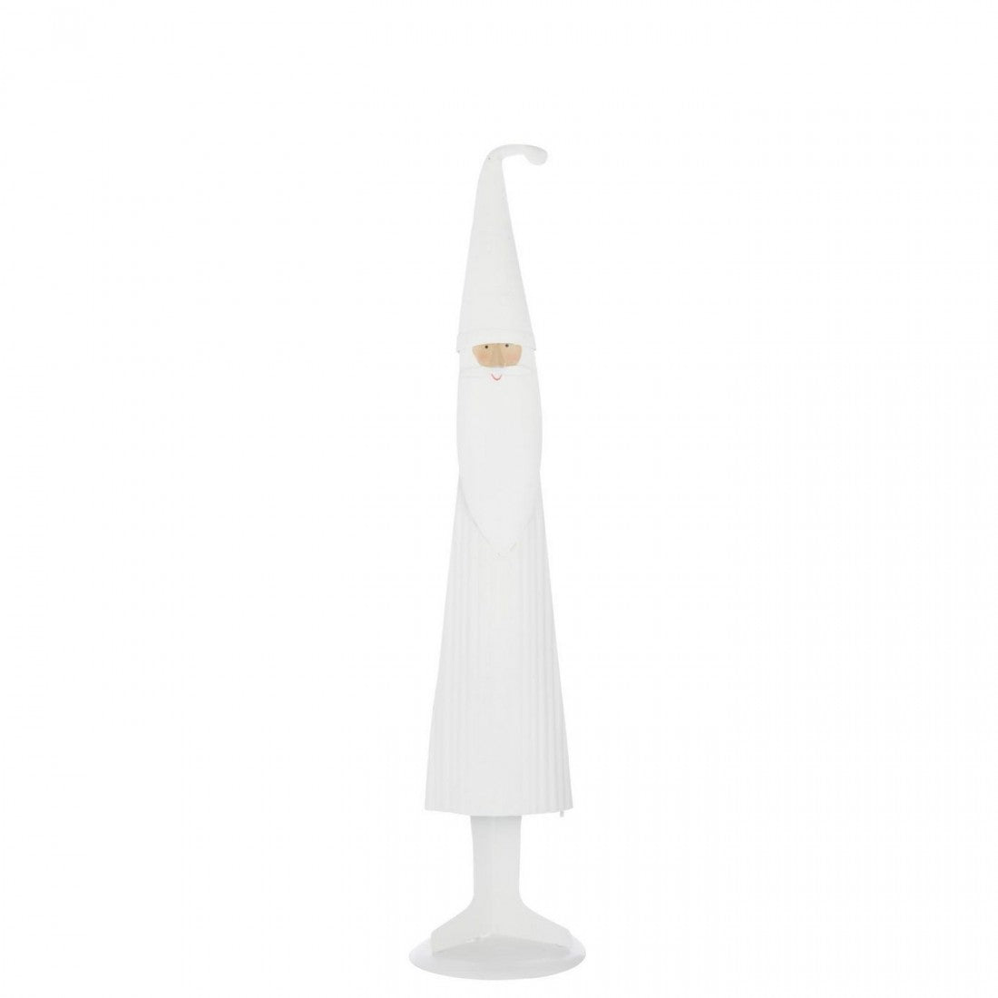 Kerstman Modern Metaal Wit Set van 2 J-LIne