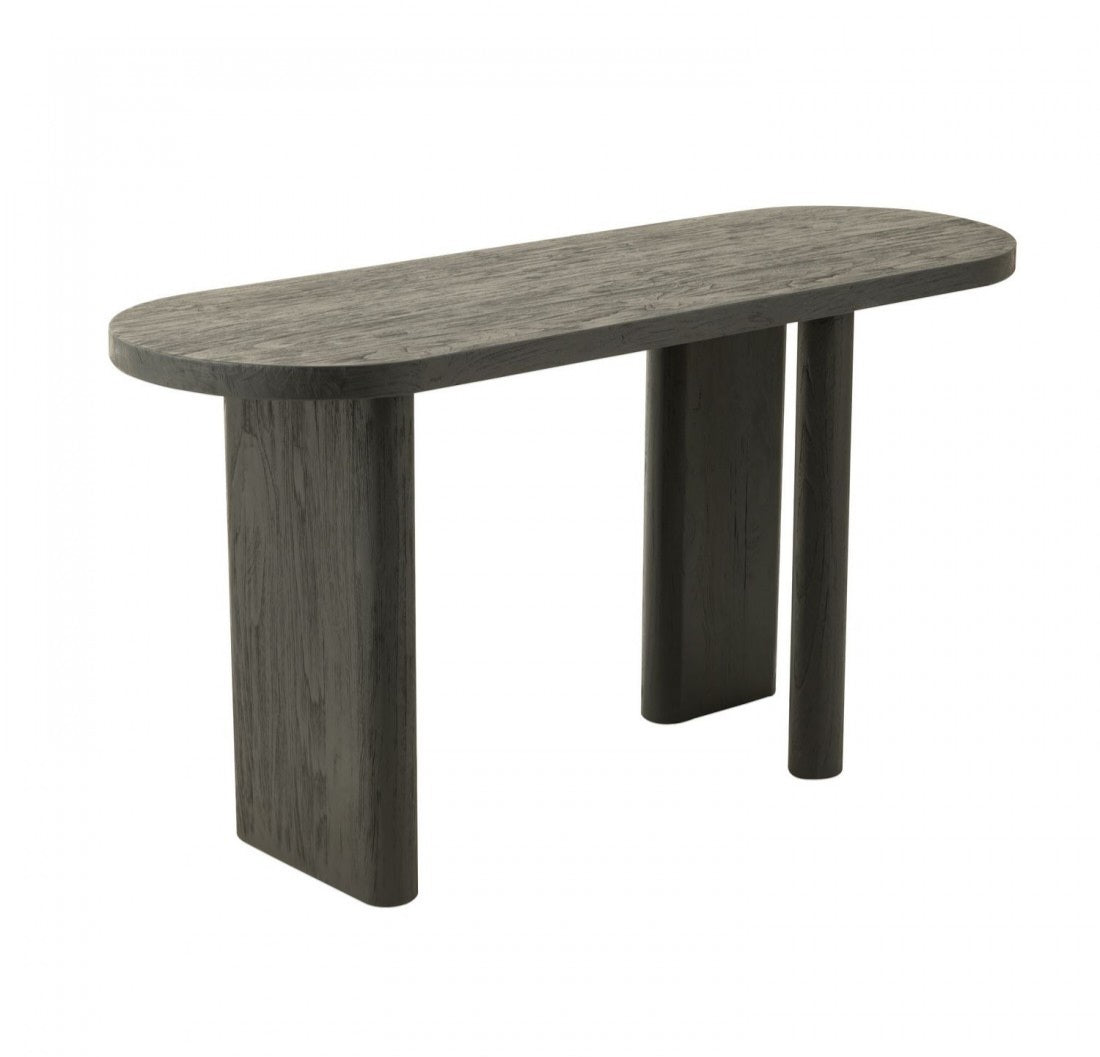 Tafel Teak Hout Zwart J-Line