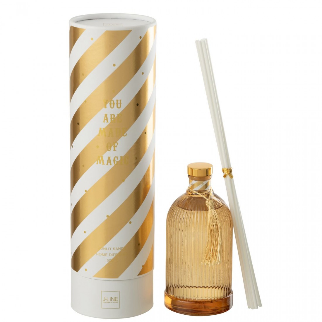 Geurverspreider Magic Geurolie Wit/Goudkleurig Large 500ml J-Line
