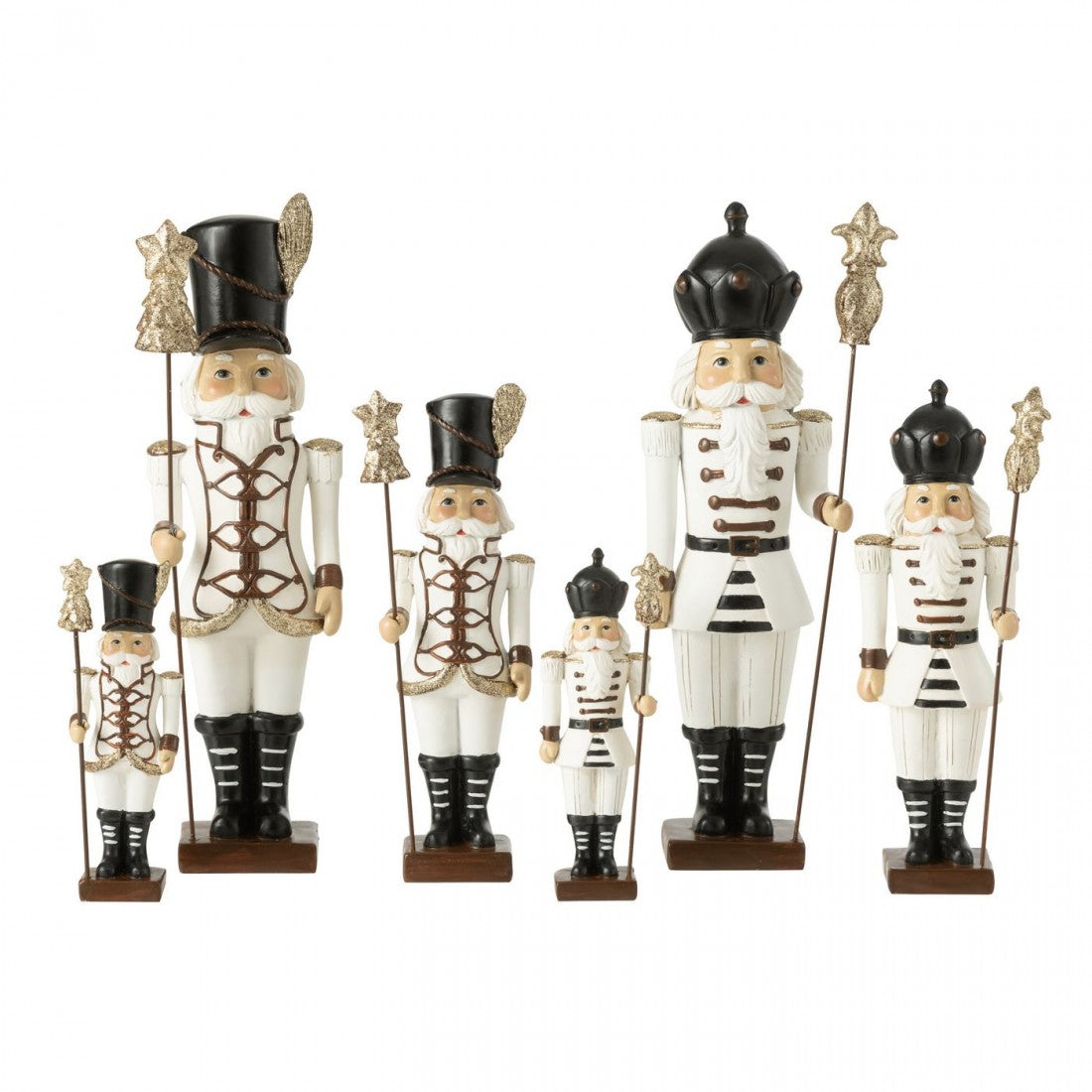 Notenkraker Polyresin Meerkleurig Medium Set van 2 J-Line