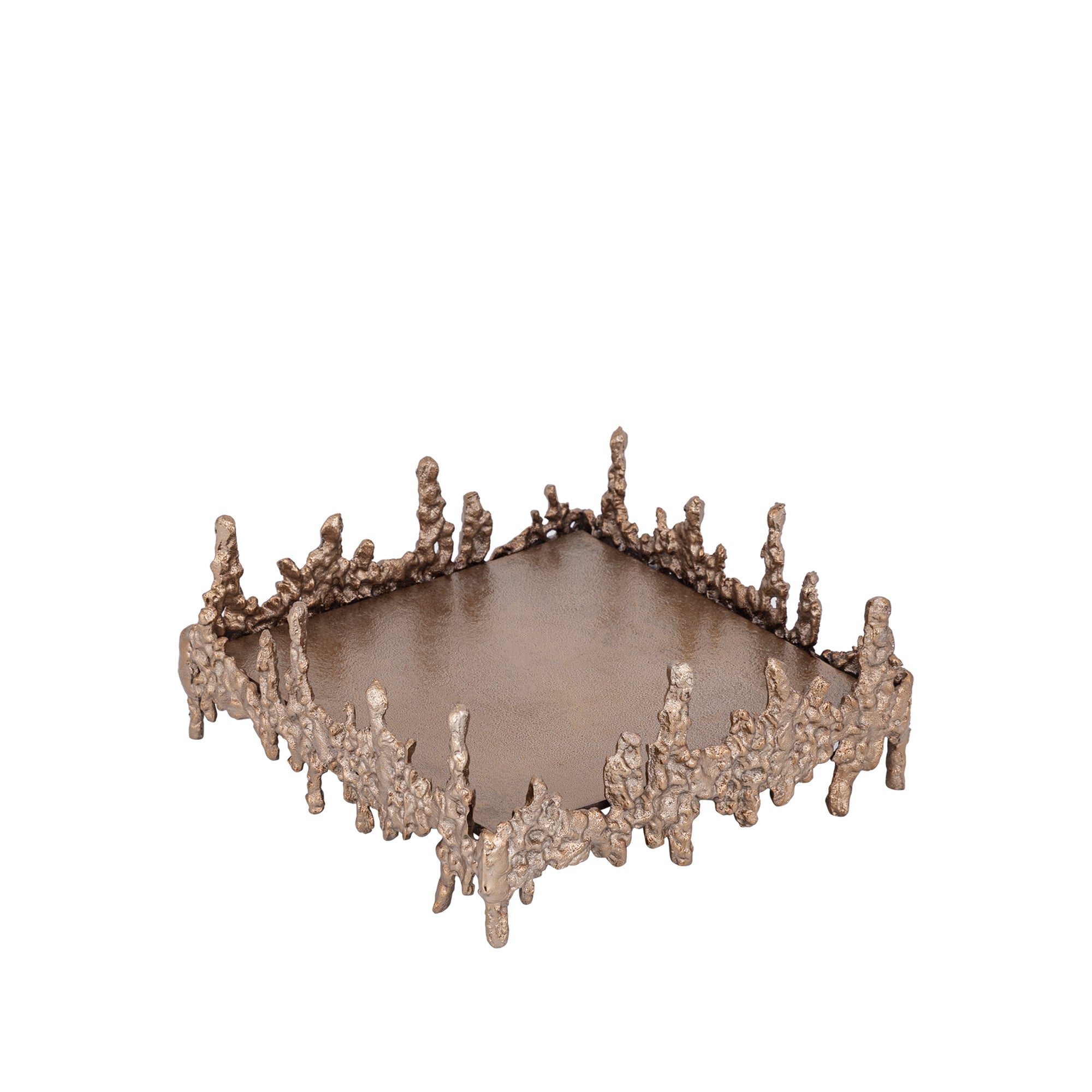 Barrie BrownGold alu square rough plate PTMD