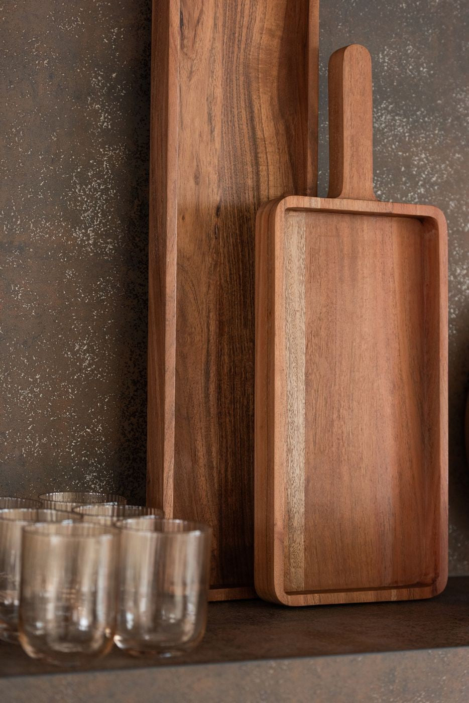 Snijplank Rechthoek Acaciahout Naturel Large J-Line