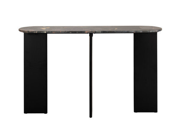 Console Mathilde Marmer Zwart/Perzik J-Line