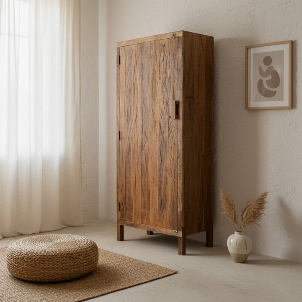 Farmwood 1 deur kast Raw Materials