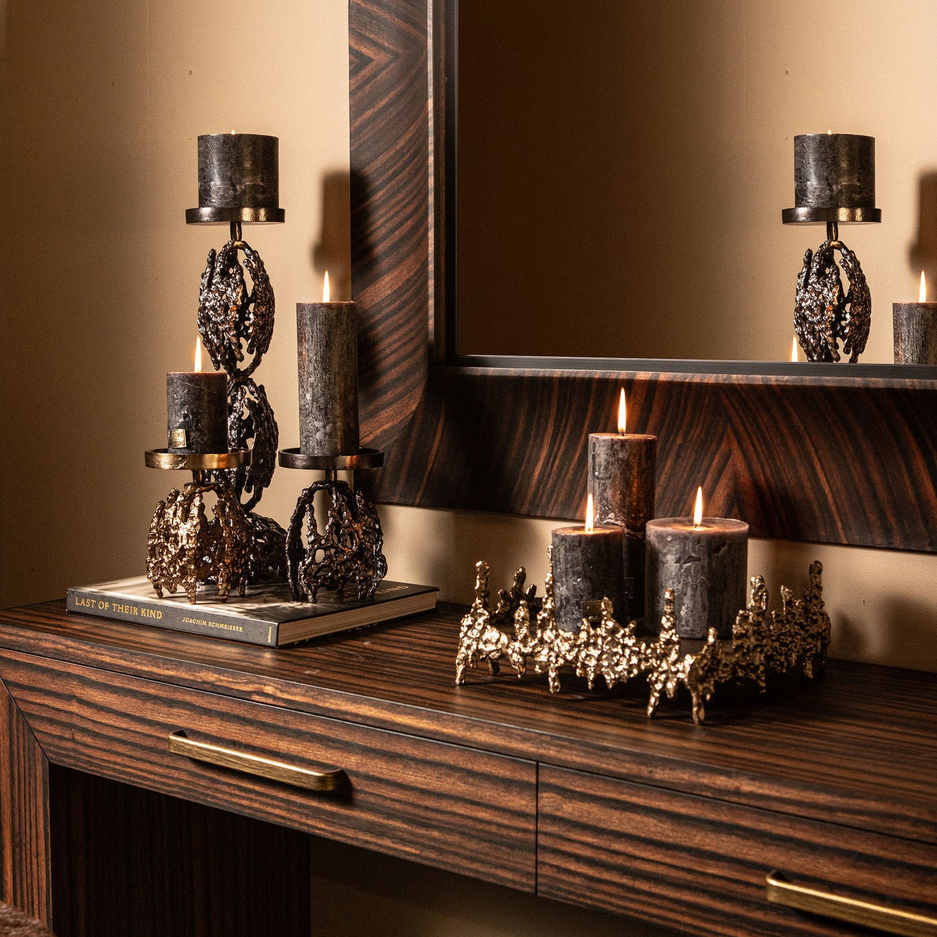 Barrie BrownGold alu square rough plate PTMD