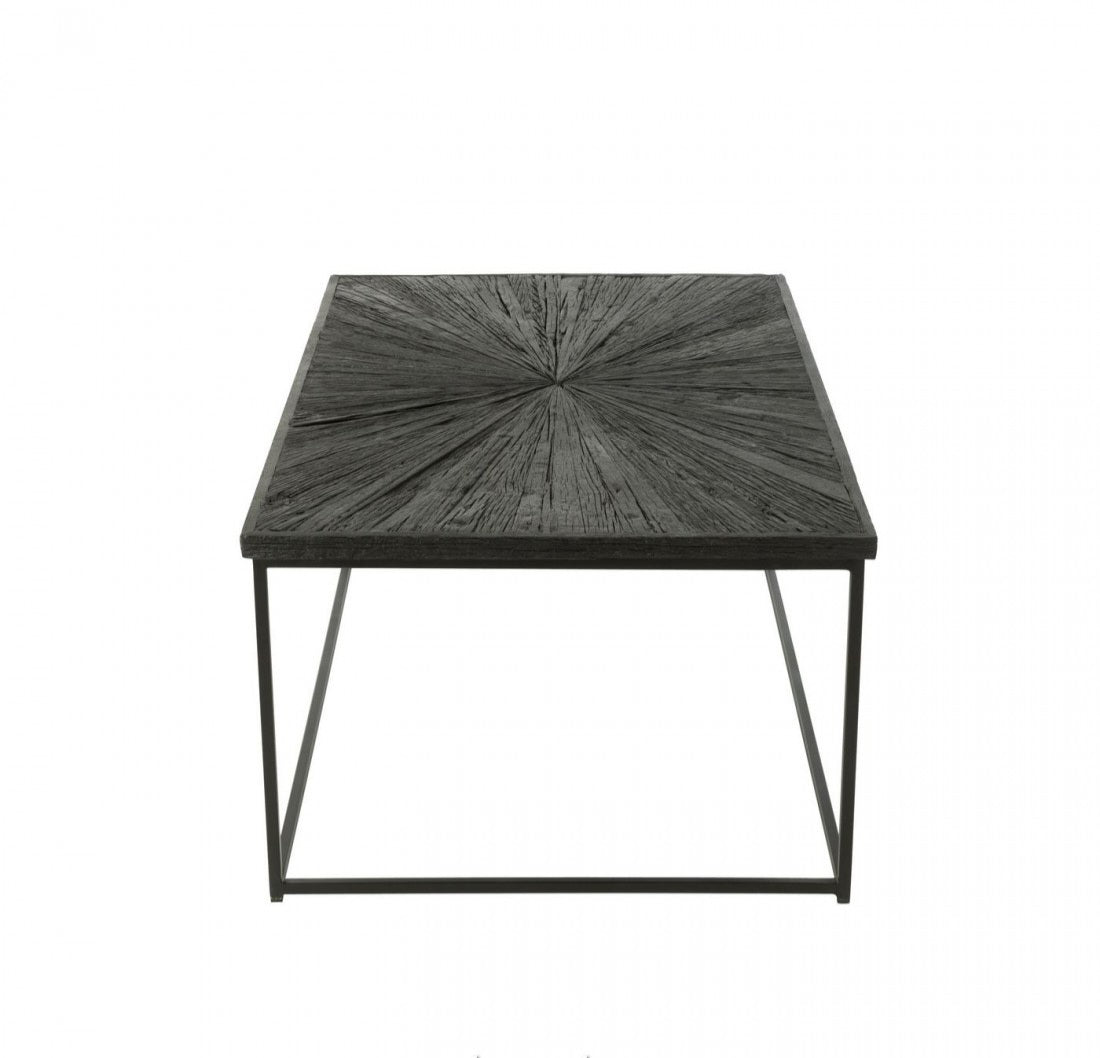 Salontafel Shanil Hout/Ijzer Zwart J-Line