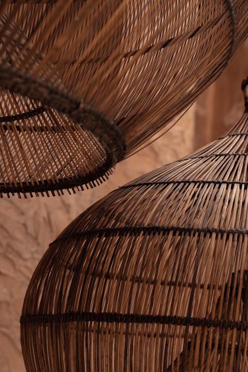 De Desert Gourd Hanglamp Donker Walnoot Large Bazar Bizar