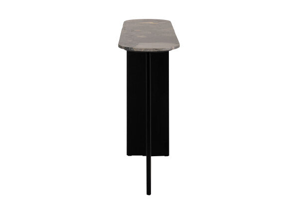 Console Mathilde Marmer Zwart/Perzik J-Line