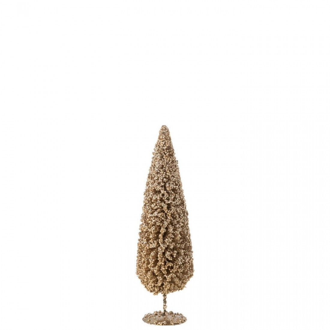 Weihnachtsbaum-Mützen champagnerfarben, 3er-Set von J-Line