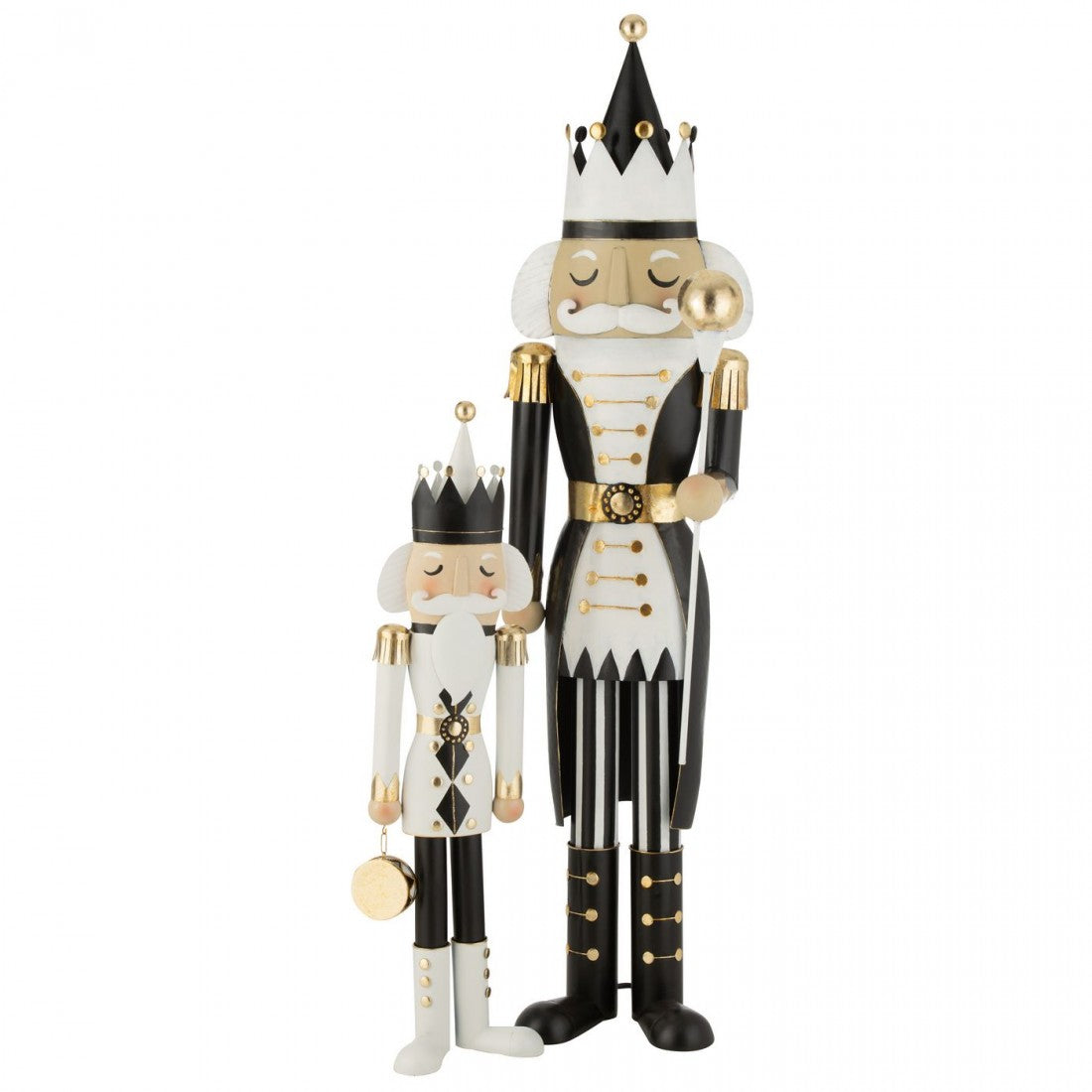 Notenkraker Zwart/Wit H166cm J-Line