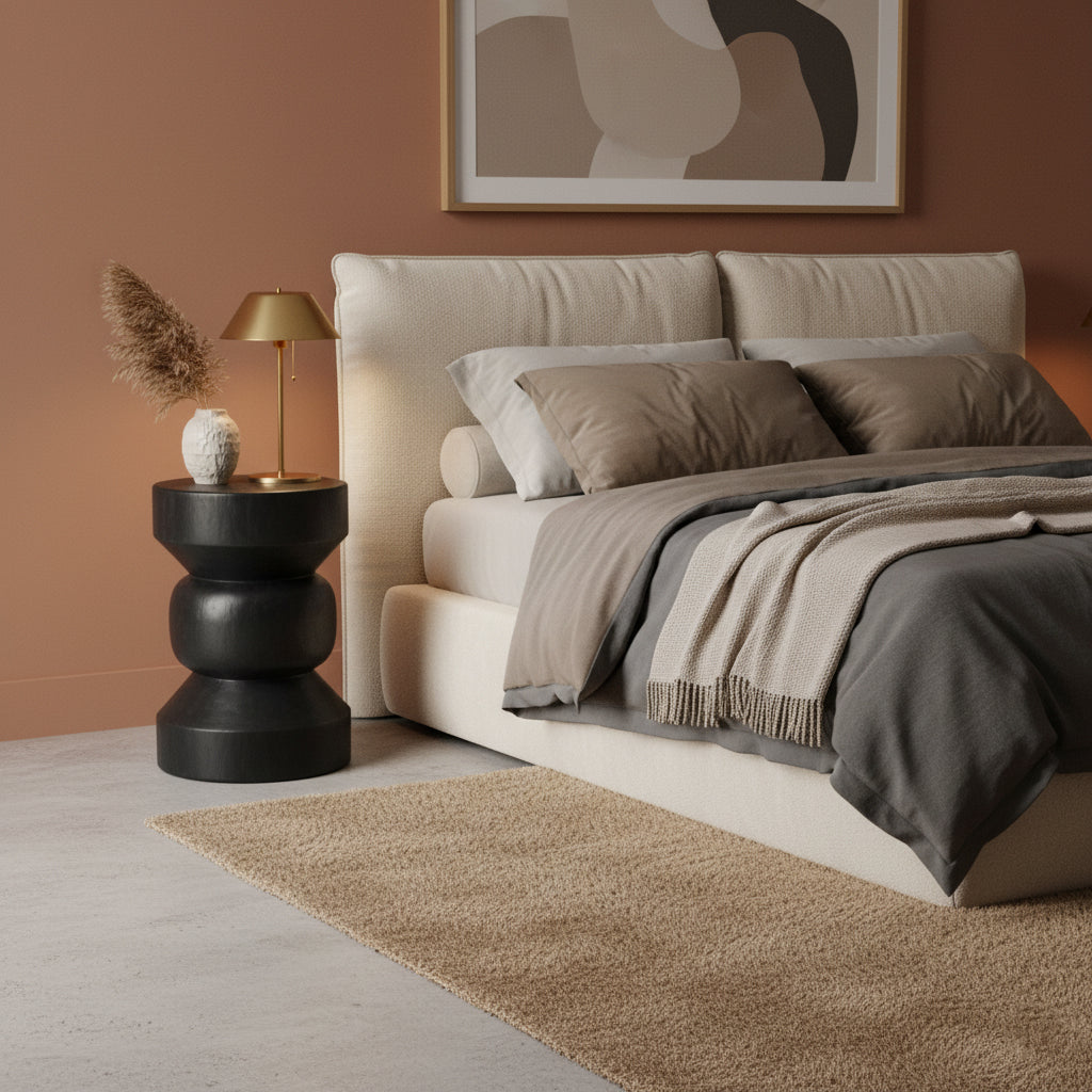 Forma Beistelltisch Ritari Schwarz Raw Materials