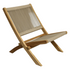 Rope Folding Lounge Chair Raw Materials - Loungestoel - Raw Materials - livinglovely.nl