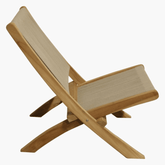Rope Folding Lounge Chair Raw Materials - Loungestoel - Raw Materials - livinglovely.nl