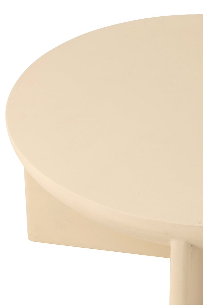 Salontafel Halfy Mangohout Wit - Salontafel - J-Line - livinglovely.nl