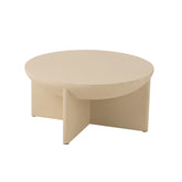 Salontafel Halfy Mangohout Wit - Salontafel - J-Line - livinglovely.nl