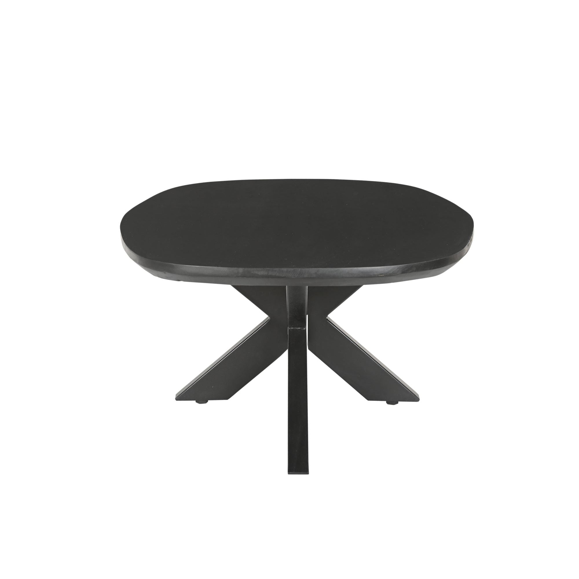 Salontafel Jesper Kala 120cm van de kopse kant gezien