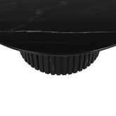 Salontafel Neelim - 91x91x41 cm - Marmer - Zwart PTMD - Salontafel - PTMD - livinglovely.nl
