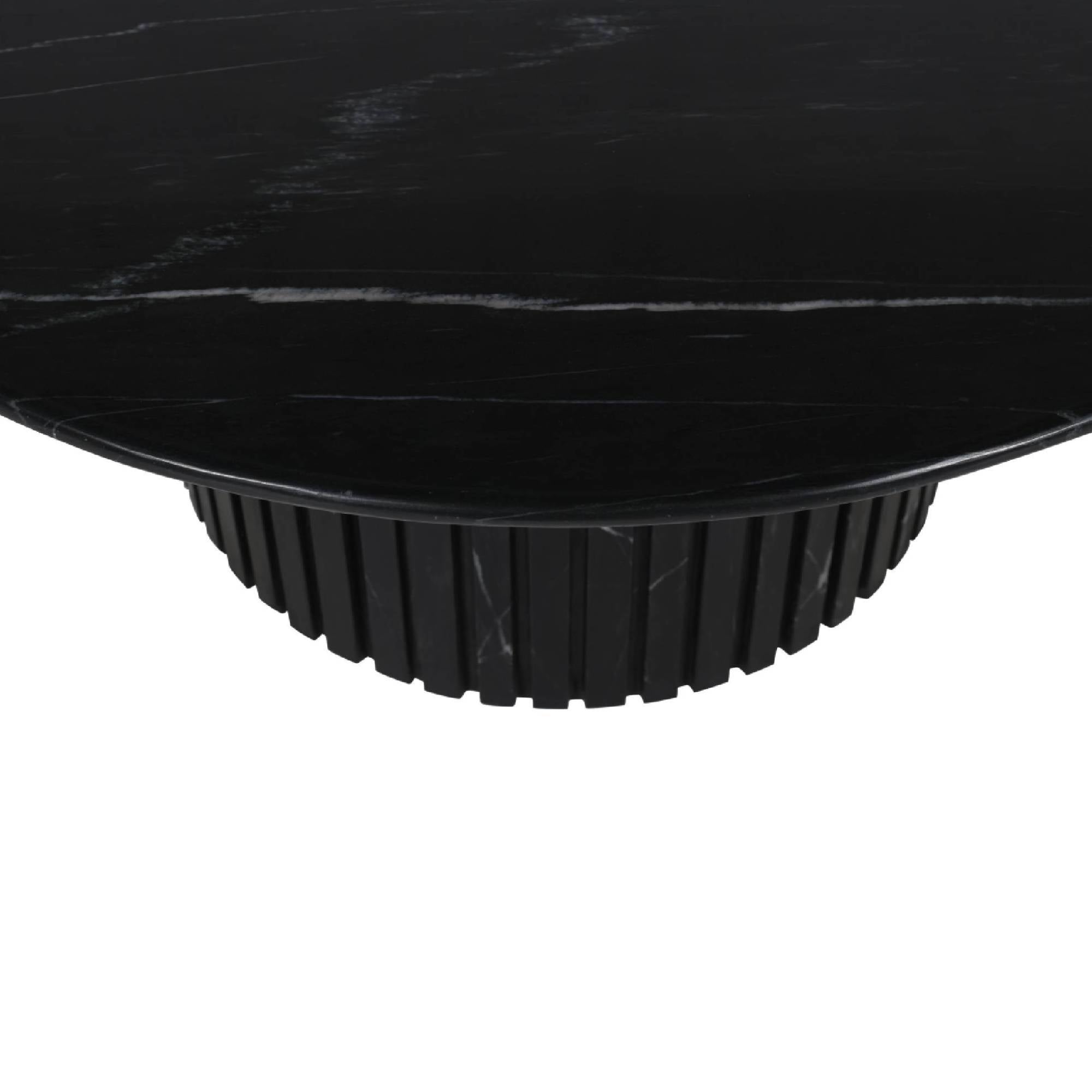 Salontafel Neelim - 91x91x41 cm - Marmer - Zwart PTMD - Salontafel - PTMD - livinglovely.nl