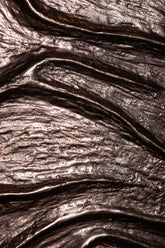 Samraj Bronze Casted Alu Wall Panel Wave Structure PTMD - Wandpaneel - PTMD - livinglovely.nl