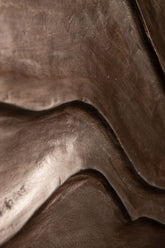 Samraj Brown MDF Wall Panel Wave Structure PTMD - Wandpaneel - PTMD - livinglovely.nl