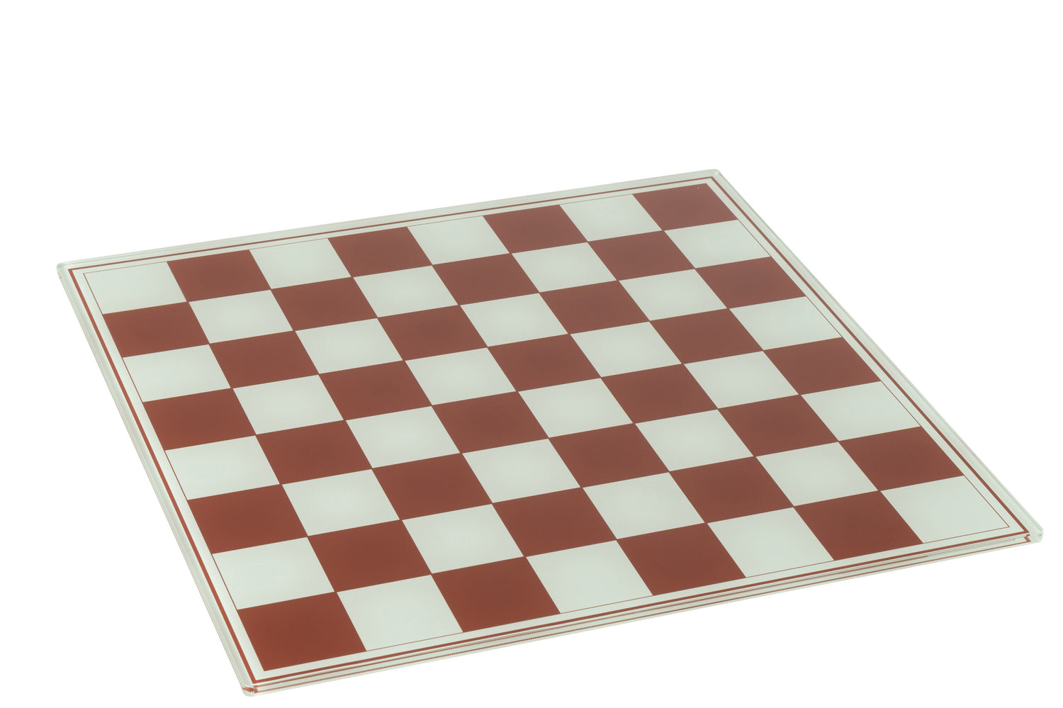 Schaakspel Polyresin Wit/Kerst Rood J-Line - Schaakspel - J-Line - livinglovely.nl