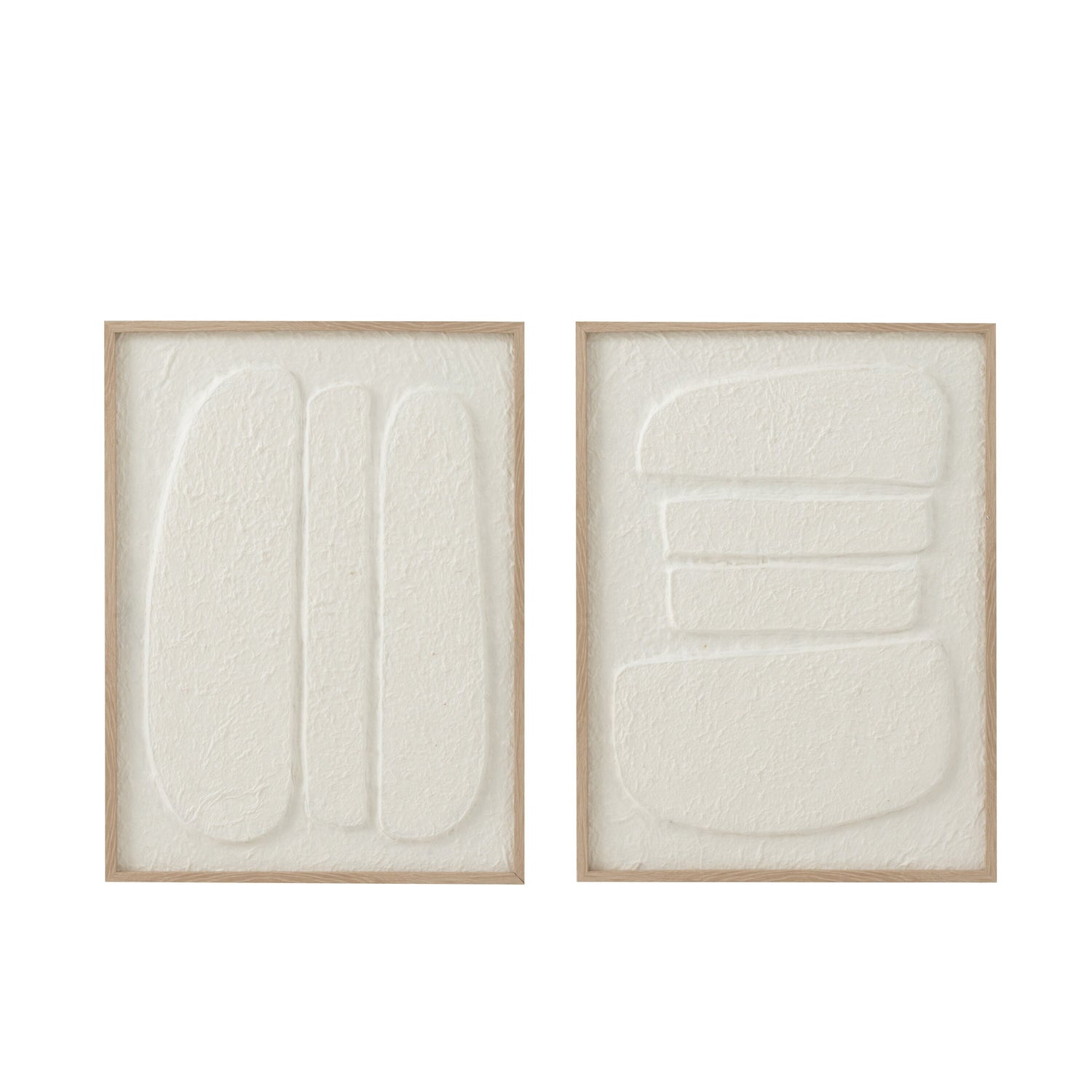 Malereizellen Papier Weiß 2er-Set - Malerei - J-Line - livinglovely.de