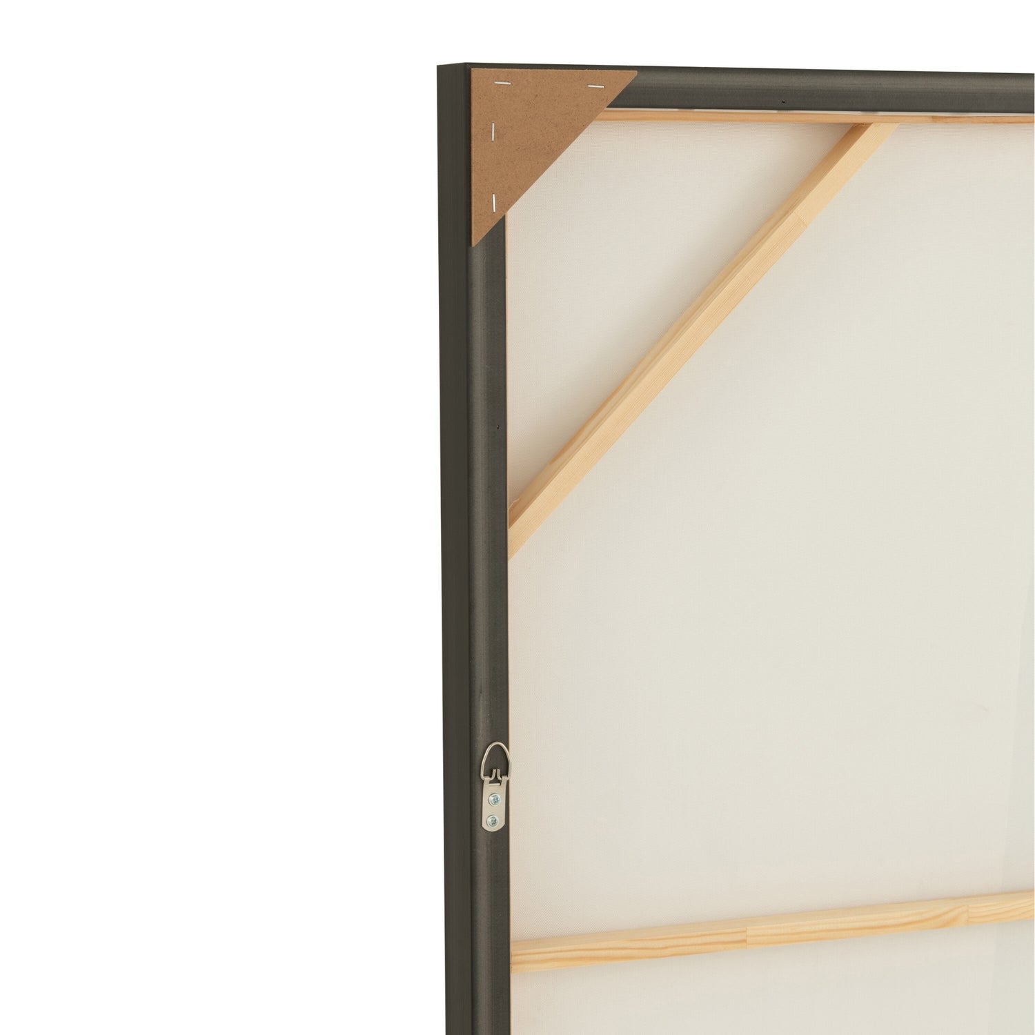 Gemälde Joy Pine Schwarz/Weiß - Gemälde - J-Line - livinglovely.de