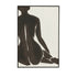 Gemälde Joy Pine Schwarz/Weiß - Gemälde - J-Line - livinglovely.de