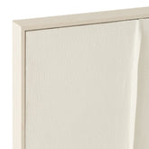 Schilderij Log Canvas/Dennenhout Wit - Schilderij - J-Line - livinglovely.nl