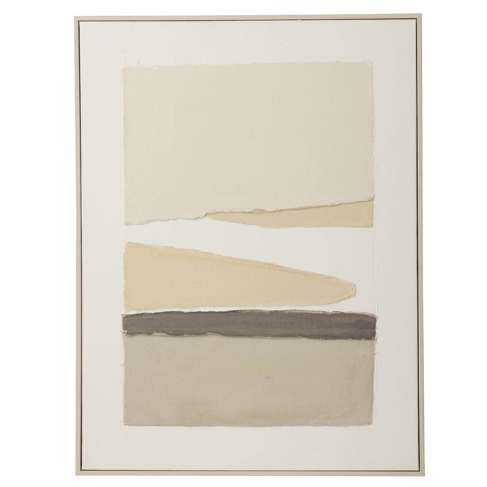 Malerei Mog Canvas/Denwood Mix - Malerei - J-Line - livinglovely.de