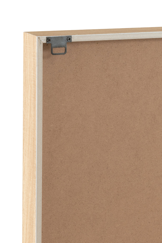 Gemälde Thibault Papier Weiß/Beige - Gemälde - J-Line - livinglovely.de