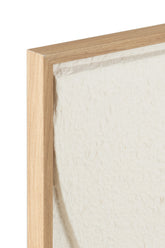 Gemälde Thibault Papier Weiß/Beige - Gemälde - J-Line - livinglovely.de