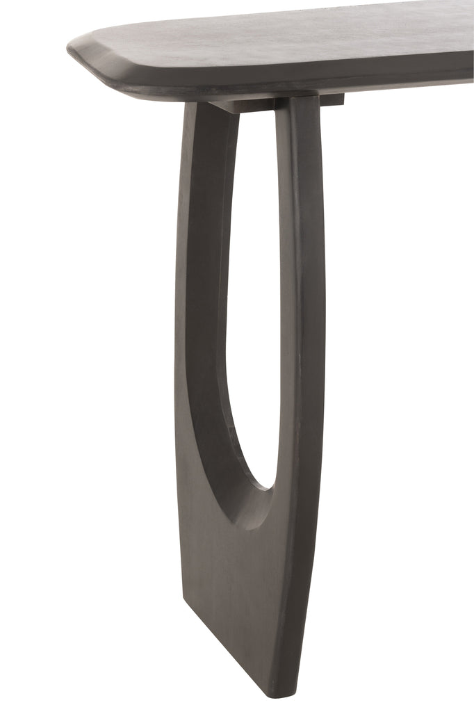 Sidetable Mark Mangohout Zwart - Sidetable - J-Line - livinglovely.nl