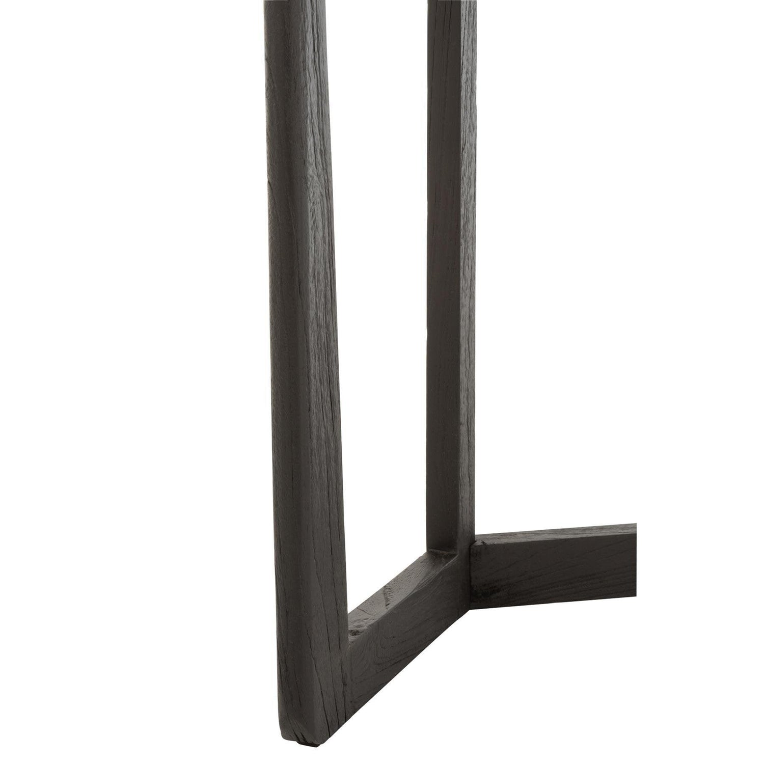 Sidetable Maty Exotiek Hout Zwart - Sidetable - J-Line - livinglovely.nl