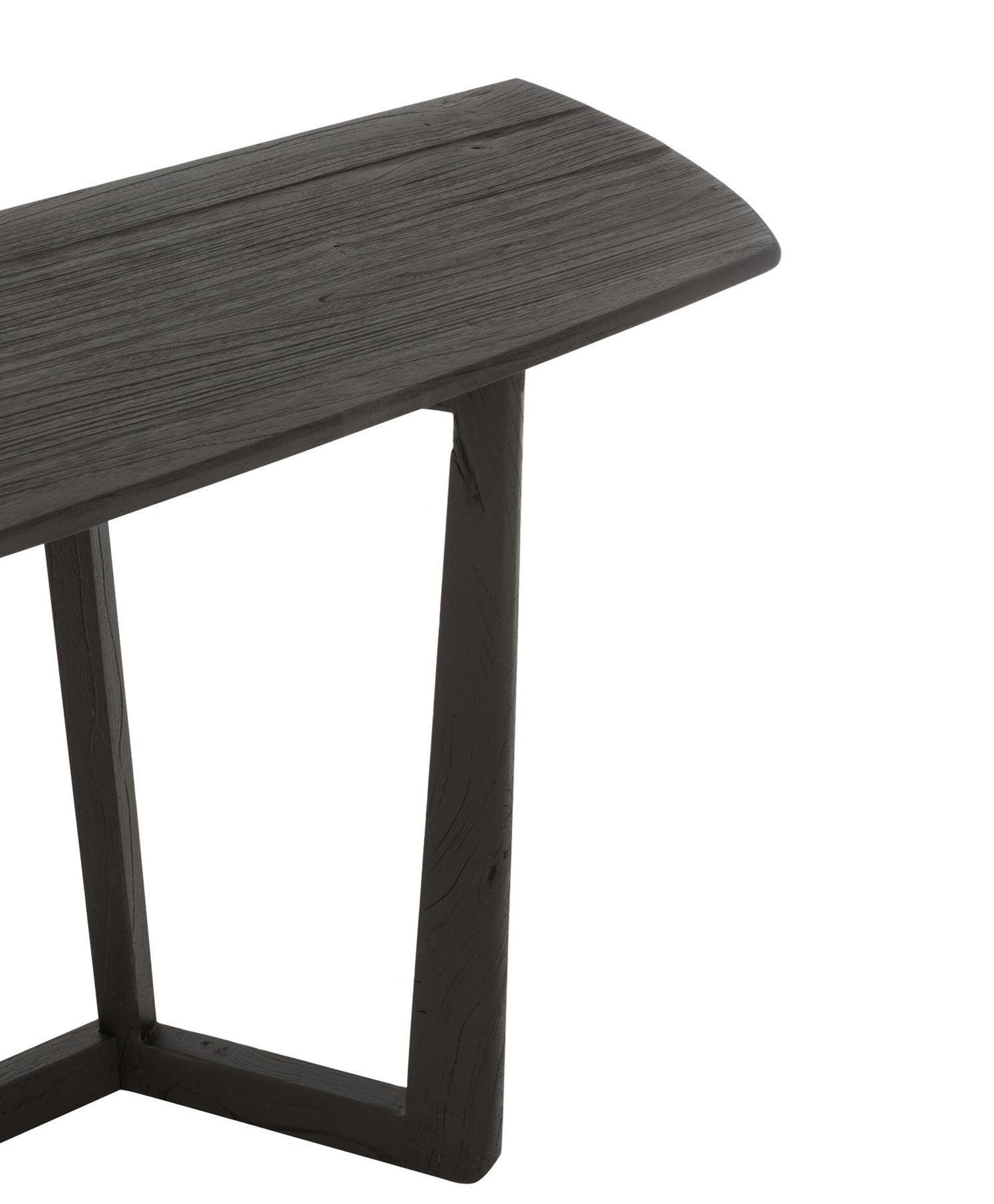 Sidetable Maty Exotiek Hout Zwart - Sidetable - J-Line - livinglovely.nl