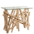 Sidetable Rechthoek Takken Hout/Glas Naturel - Sidetable - J-Line - livinglovely.nl