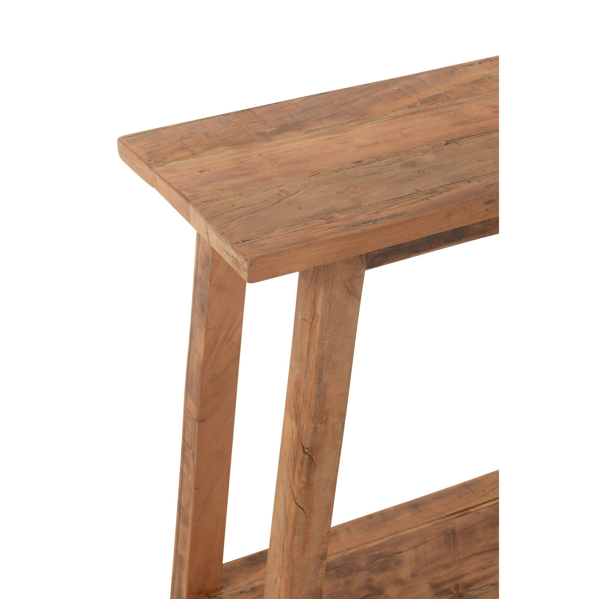 Sidetable Vierkant Gerecycled Hout Naturel J-Line