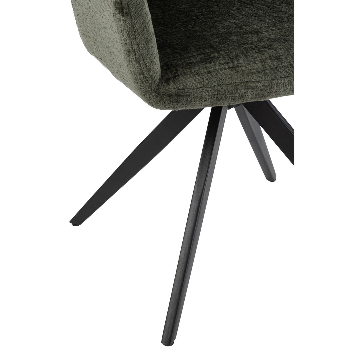 Stuhl Louna Eisen/Acryl Grün J-Line